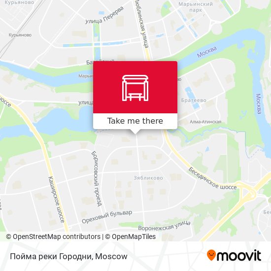 Пойма реки Городни map