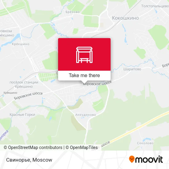 Свинорье map