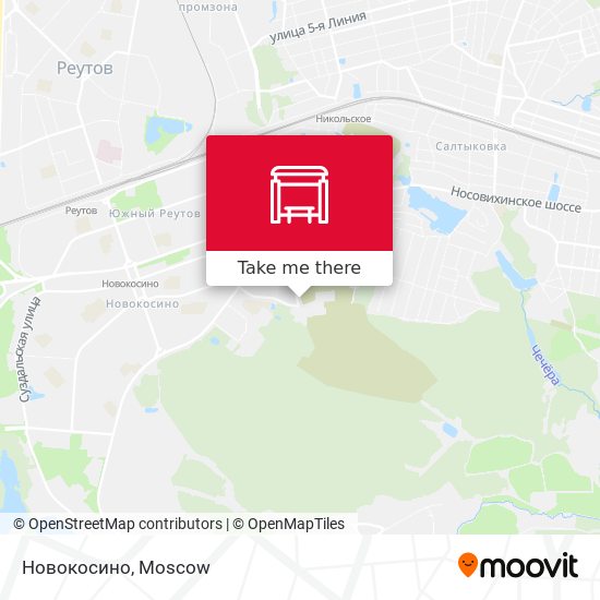 Новокосино map