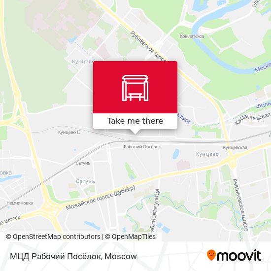 МЦД Рабочий Посёлок map