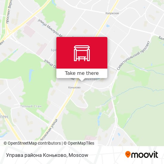 Управа района Коньково map