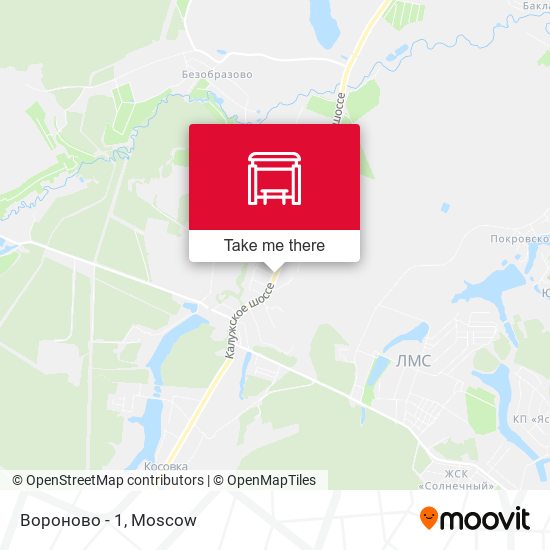 Вороново - 1 map
