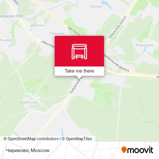 Чириково map