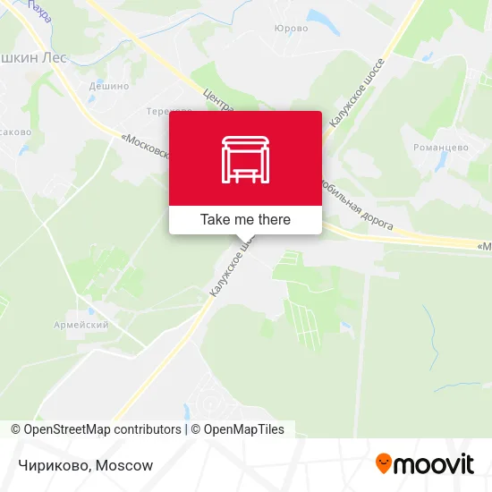 Чириково map
