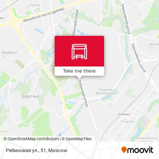Рябиновая ул., 51 map