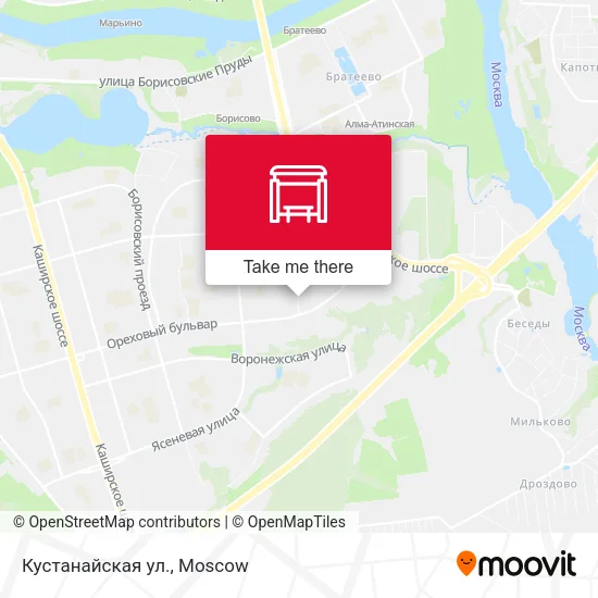 Кустанайская ул. map
