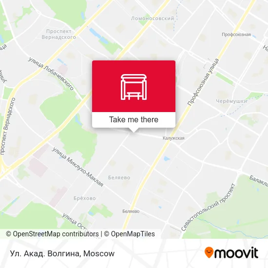 Ул. Акад. Волгина map
