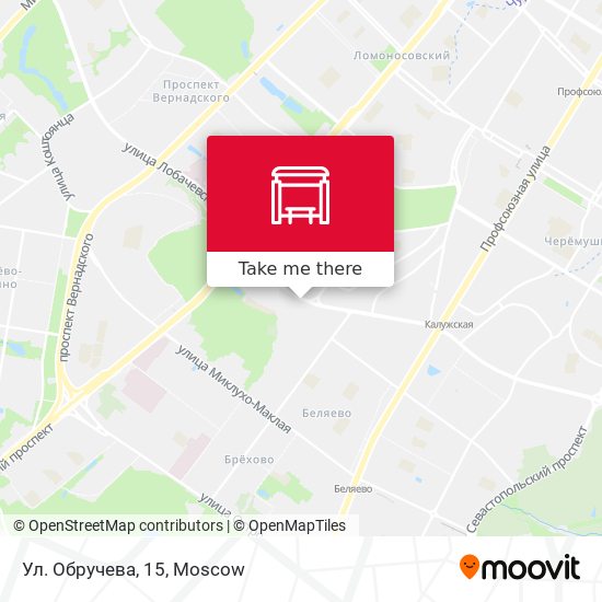 Ул. Обручева, 15 map