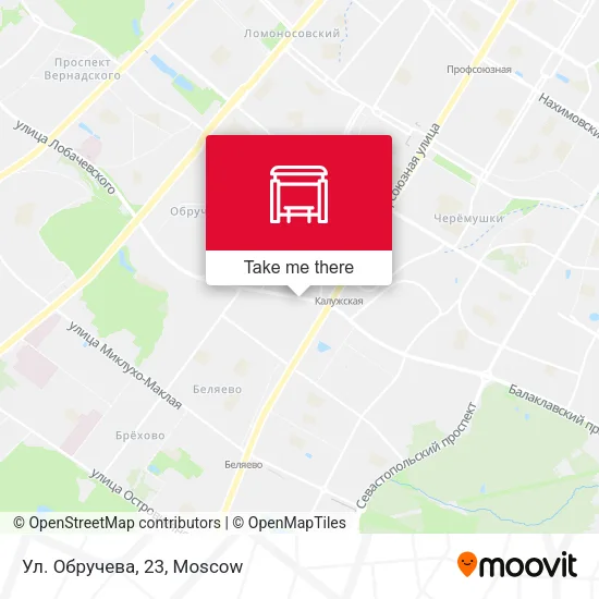 Ул. Обручева, 23 map