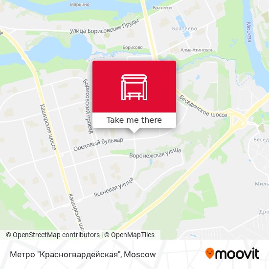 Метро "Красногвардейская" map
