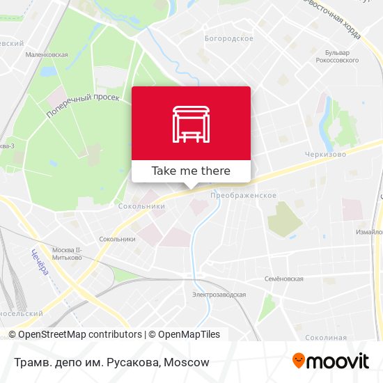 Трамв. депо им. Русакова map