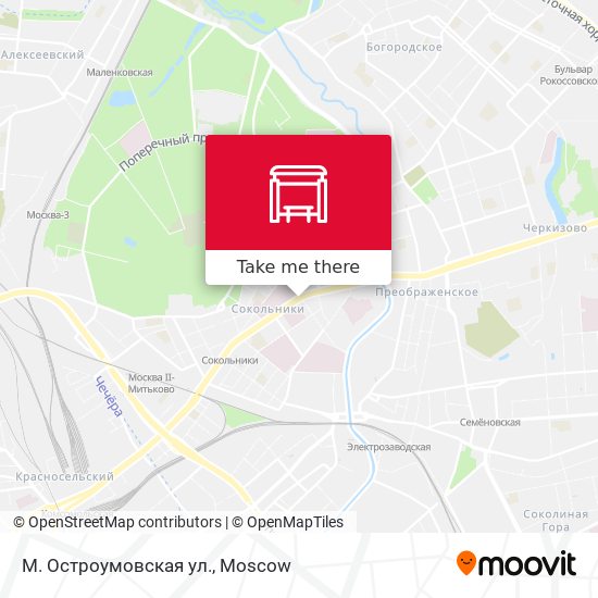 М. Остроумовская ул. map