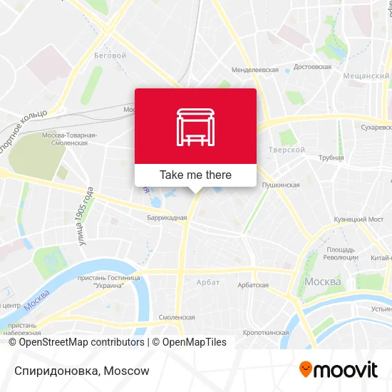 Спиридоновка map