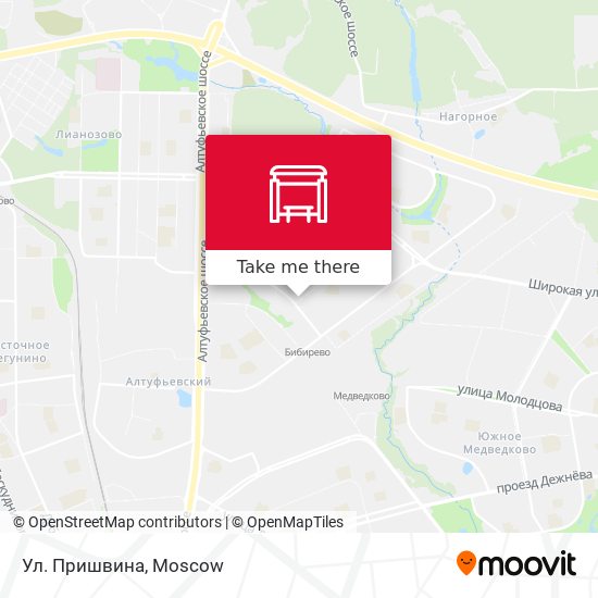 Ул. Пришвина map
