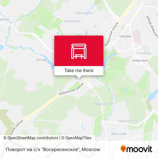 Поворот на с/х "Воскресенское" map