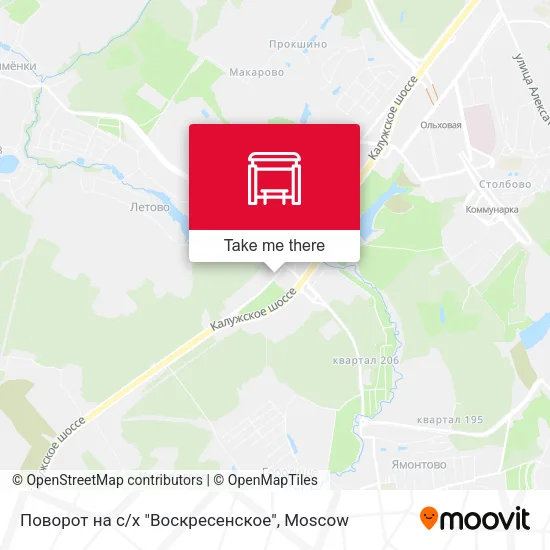 Поворот на с/х "Воскресенское" map