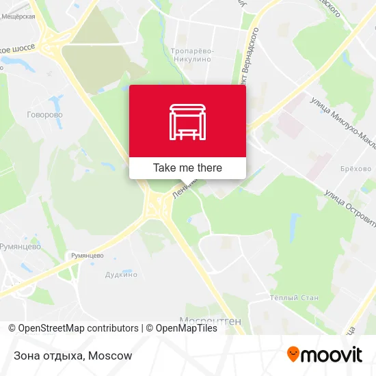 Зона отдыха map