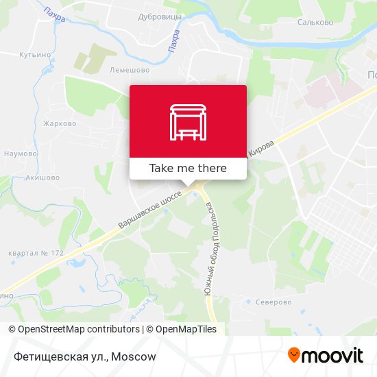 Фетищевская ул. map