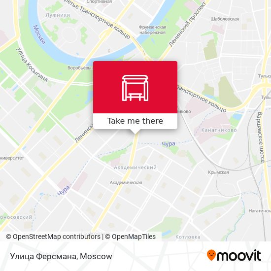Улица Ферсмана map