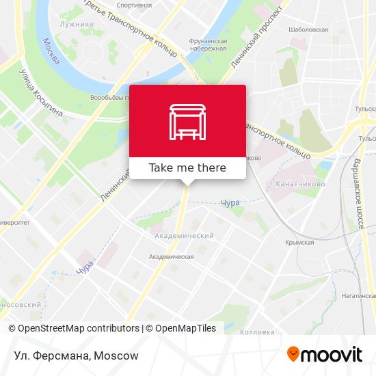 Ул. Ферсмана map