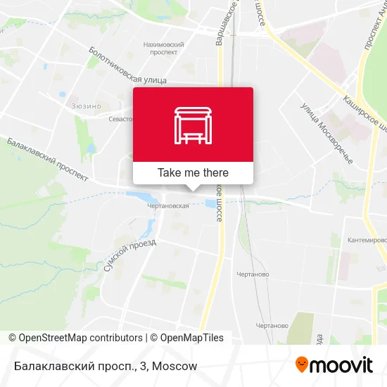 Балаклавский просп., 3 map
