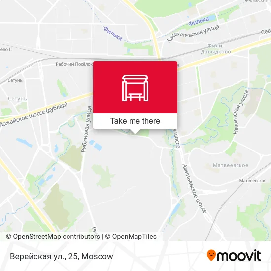 Верейская ул., 25 map