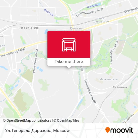 Ул. Генерала Дорохова map