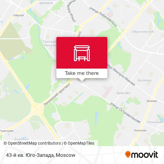 43-й кв. Юго-Запада map