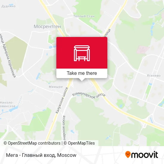 Мега - Главный вход map
