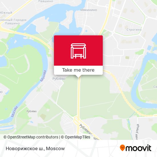 Новорижское ш. map