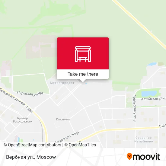 Вербная ул. map