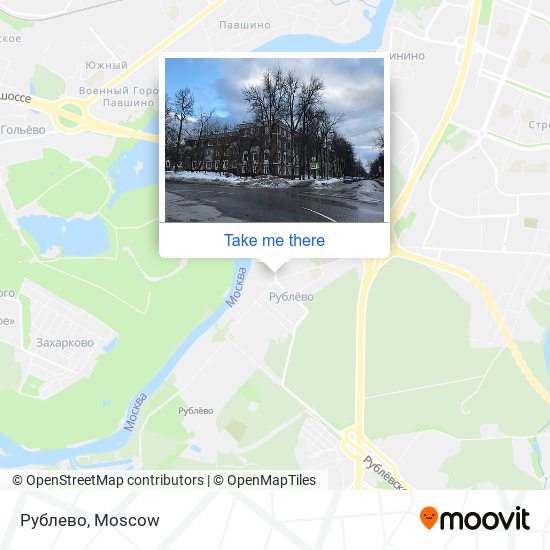 Рублево map