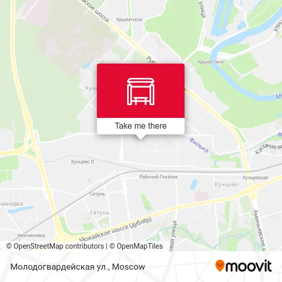 Молодогвардейская ул. map