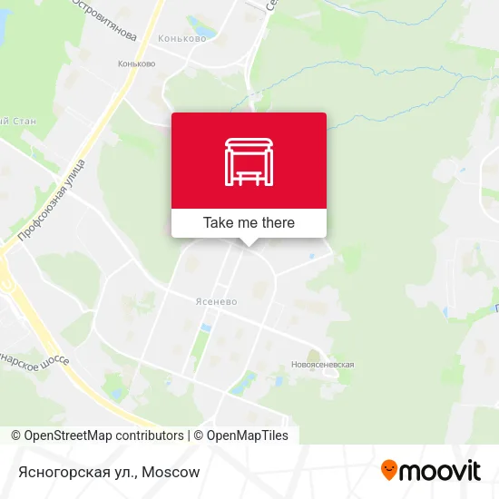 Ясногорская ул. map