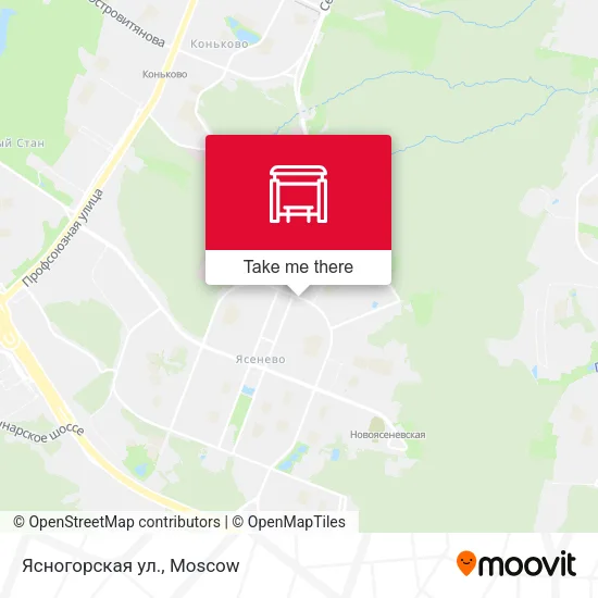 Ясногорская ул. map