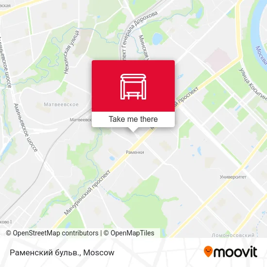 Раменский бульв. map