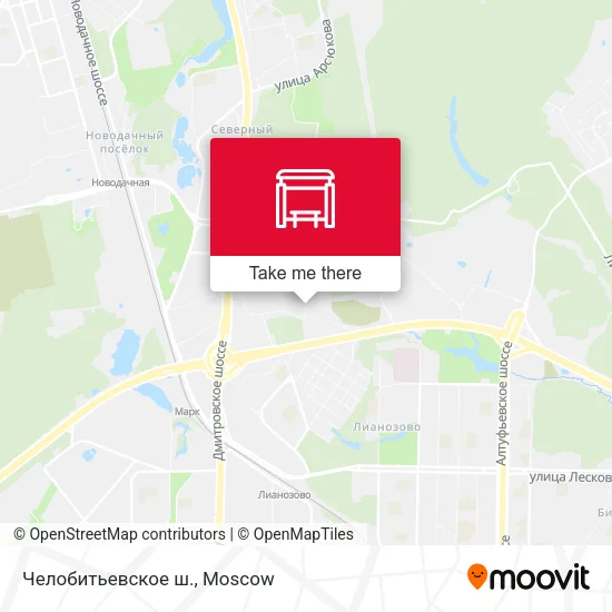 Челобитьевское ш. map