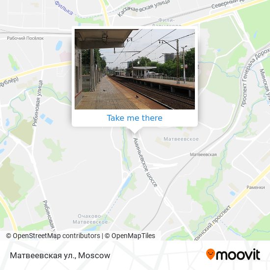 Матвеевская ул. map