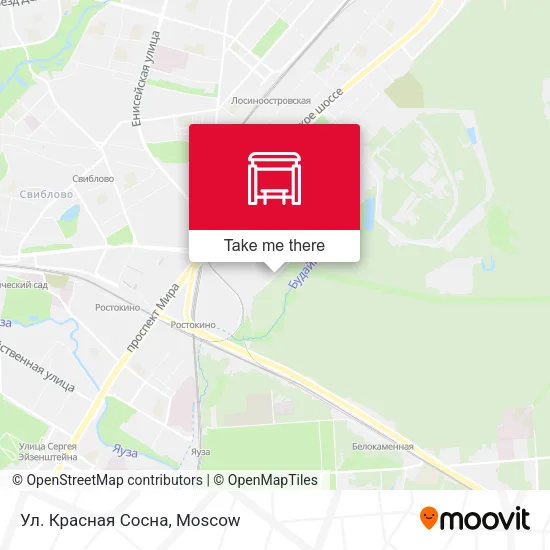 Ул. Красная Сосна map