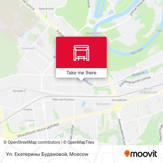 Ул. Екатерины Будановой map