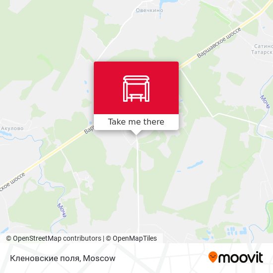 Кленовские поля map