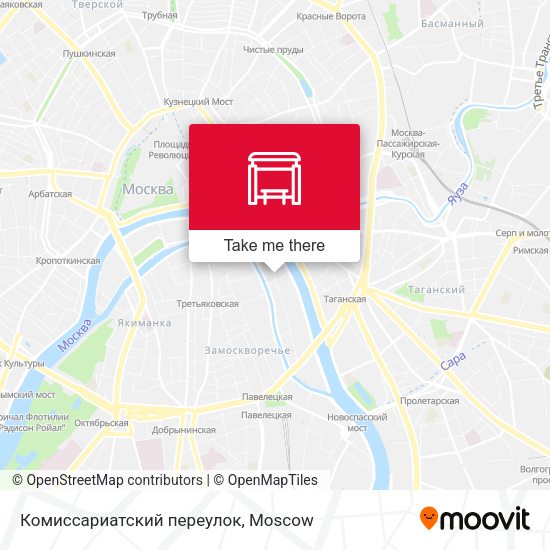 Комиссариатский переулок map