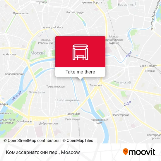 Комиссариатский пер. map