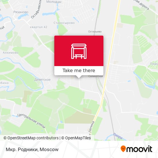 Мкр. Родники map