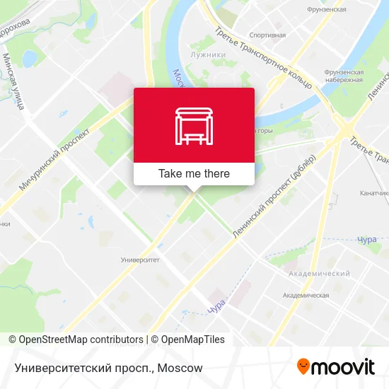 Университетский просп. map