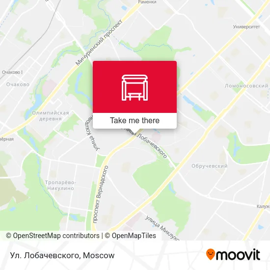 Ул. Лобачевского map