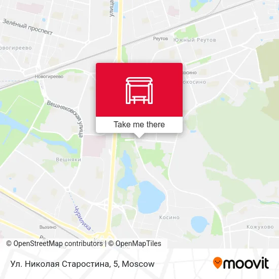 Ул. Николая Старостина, 5 map