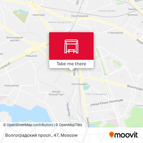 Волгоградский просп., 47 map