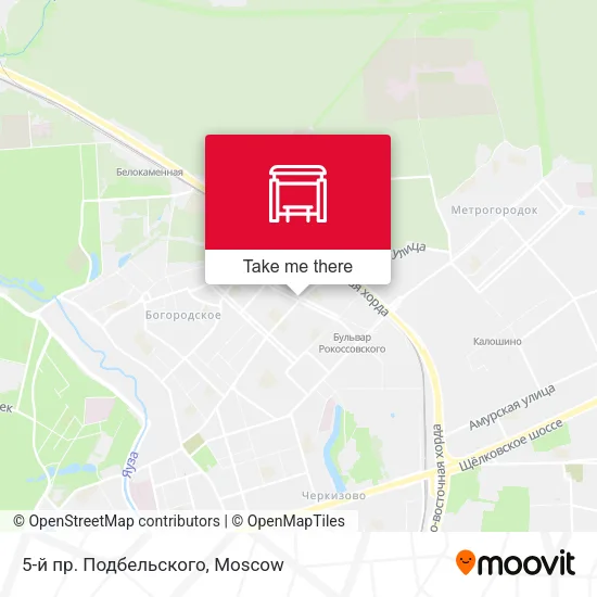 5-й пр. Подбельского map