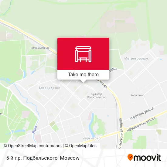 5-й пр. Подбельского map